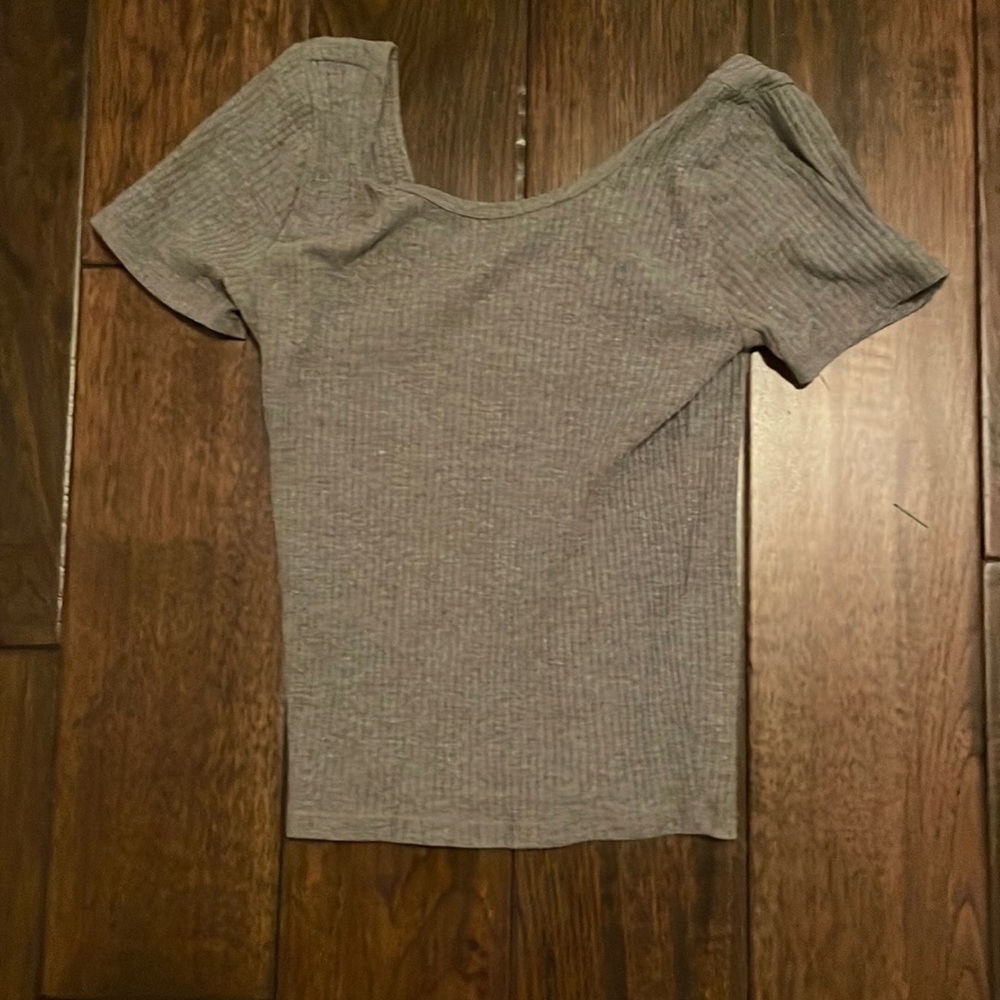 Gray shirt